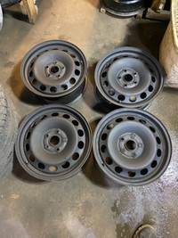 Set of 4 16” steel rims bolt pattern 5x112mm for VW 
