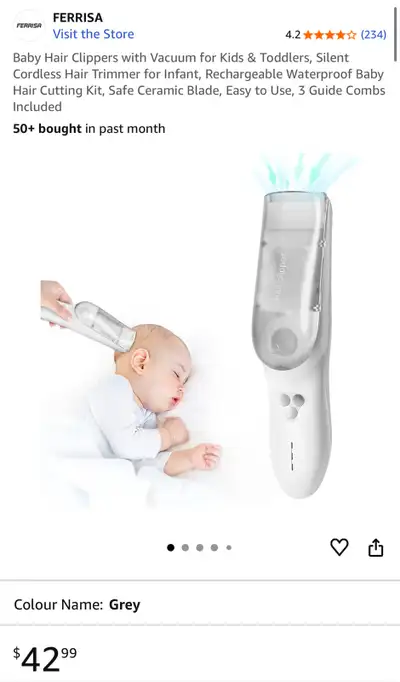 Ferrisa Baby Hair Clippers, View more