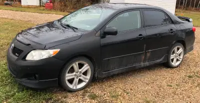 2009 Corolla XRS for sale for parts or repair. Mechanics special. Car runs and drives. Needs a trans...