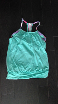 Girl's summer tank tops - Ivivva and Lole - size 12/14
