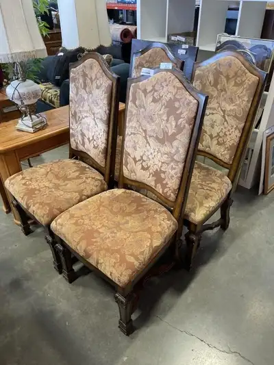 DINING CHAIRS 2/4/6/8 HIGHLY DECORATED + CARVED, View more