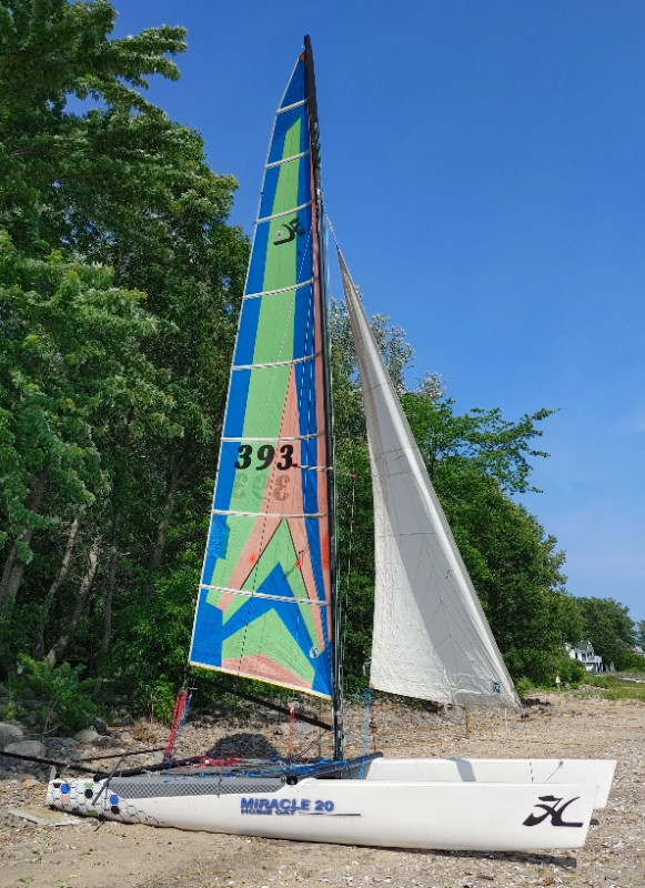 Voilier catamaran Hobie miracle 20 dans Voiliers  à Drummondville - Image 3
