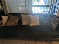 For Sale: Large IKEA Sofa in Gray LinenSelling a spacious IKEA