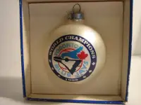 1992 TORONTO BLUE JAYS WORLD CHAMPIONS CHRISTMAS TREE ORNAMENTS