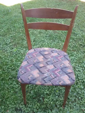 Sweet Retro Sturdy Solid Mahogany Chair!!, View more