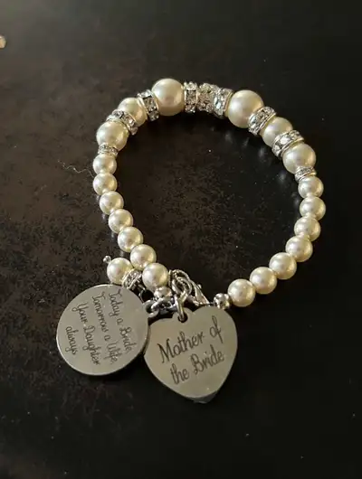 Mother of the Bride Pearl Bracelet, View more