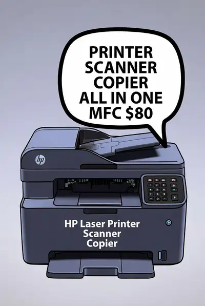 HP laser PRINTER scanner COPIER mfc $80 900+PC mac LAPTOP cisco, View more