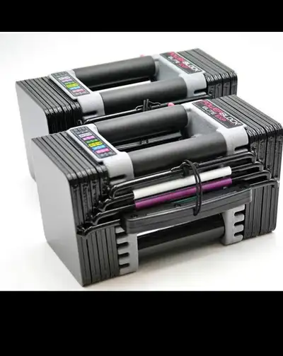 Brand new in box POWERBLOCK Elite EXP Adjustable Dumbbells, Sold in Pairs Pick up in BURLINGTON…..No...