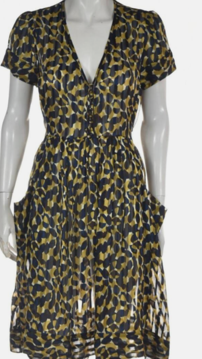 BCBG Max Azria silk print dress size Small, View more