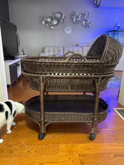 Wicker Bassinet, View more
