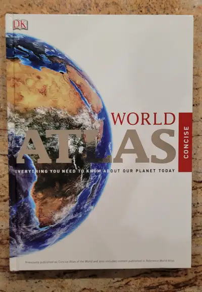 Superb World Atlas Hardcover Book - Mint Condition, View more