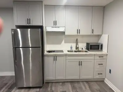This is a Studio not a 1-bedroom! Newly renovated lower-level condo bachelor studio with it's own am...
