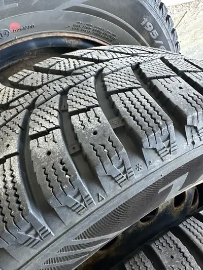 195/65/R15 winter tires 5x114.3 rims Good for at least two more seasons Will consider all reasonable...