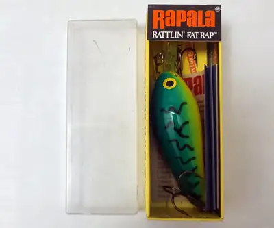 NEW RAPALA RFR-7 FT FireTiger Rattlin' Fat Rap fishing bait lure, View more