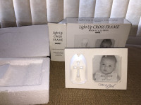 New in box photo light frame /child of god