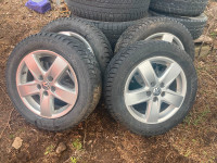 195/60 R15 winter tires with rims