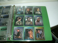 binder of Game of Thrones cards including some inserts