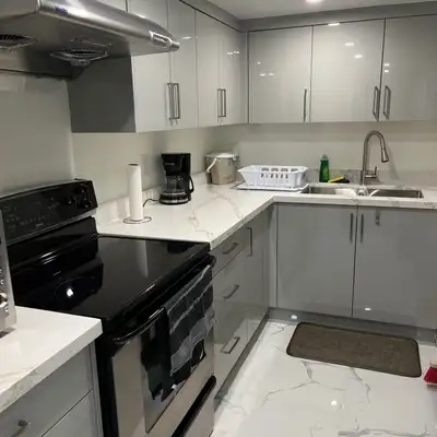 Large private bedroom with natural light and closet space. Shared bathroom. Shared access to kitchen...