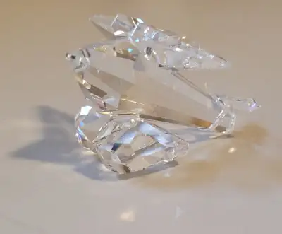 Vintage Rare Swarovski Crystal Miniature Airplane, View more