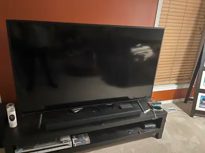 Samsung 58’ no picture only sound. As is asking $ 80.00  OBO., View more