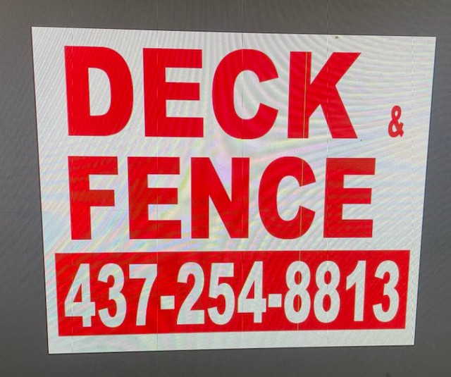 Deck and Fence in Fence, Deck, Railing & Siding in Mississauga / Peel Region