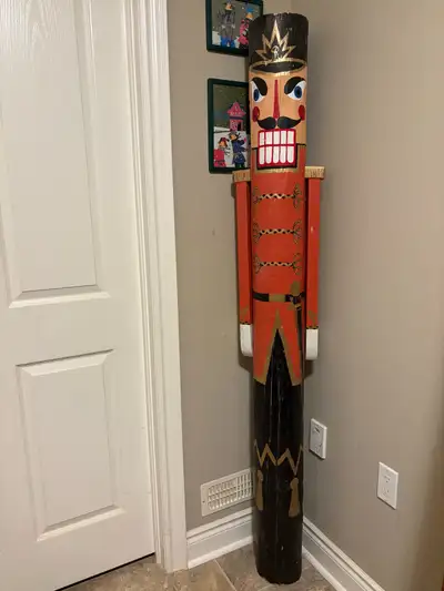 Vintage Wooden Toy Soldier, View more