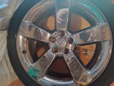 20 inch Mopar rims with 245/45/20 Continental DWS tires. Very good condition with only about 5,000 k...