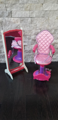 American girl doll hair salon chair