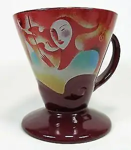 Frangelico Liqueur Espresso Cup signed by Linda Firchtel, 1999, View more