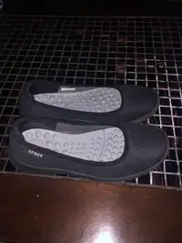 Crocs Reviva Black Slip-On Shoes