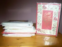 cards and envelopes/wrapping paper/area mat/brush