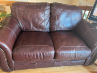 Sofa set genuine leather