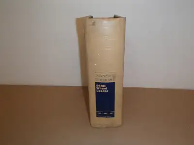 Original Caterpillar 966D Wheel Loader Service Manual . s/n 35S , 94X , 99Y . Issued 1984 . " Conten...