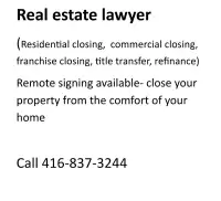 Real estate lawyer