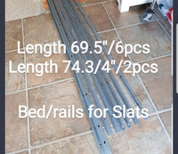 Metal Rails for bed slats $3 ea.
