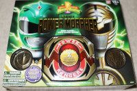 Mighty Morphing Power Rangers Legacy Morpher Green White Ranger