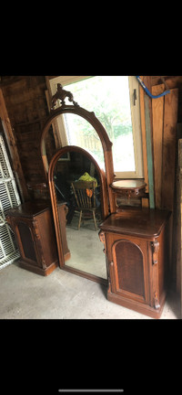 Selection of antique furniture