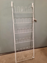 Over The Door Shoe Storage Rack With Metal Wire For 36 Pairs