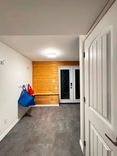 Spacious 2-bedroom basement suite available for rent with a private entrance. Includes private parki...