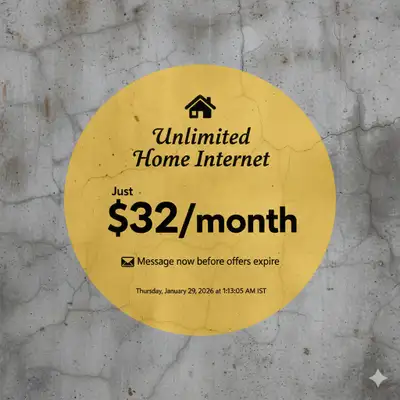 One Low Price. Unlimited Home Internet, View more