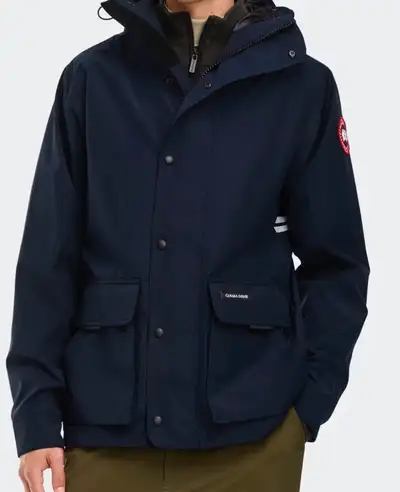CANADA GOOSE LOCKEPORT JACKET. REFLECTIVE ATLANTIC NAVY SIZE XL, View more