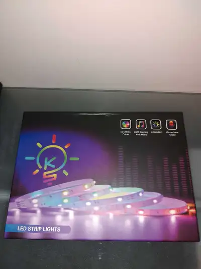 Product Specifications: size: 65.6FT(2 rolls of 32.8ft) LED Type: RGB (Red, Green, Blue) Input Volta...