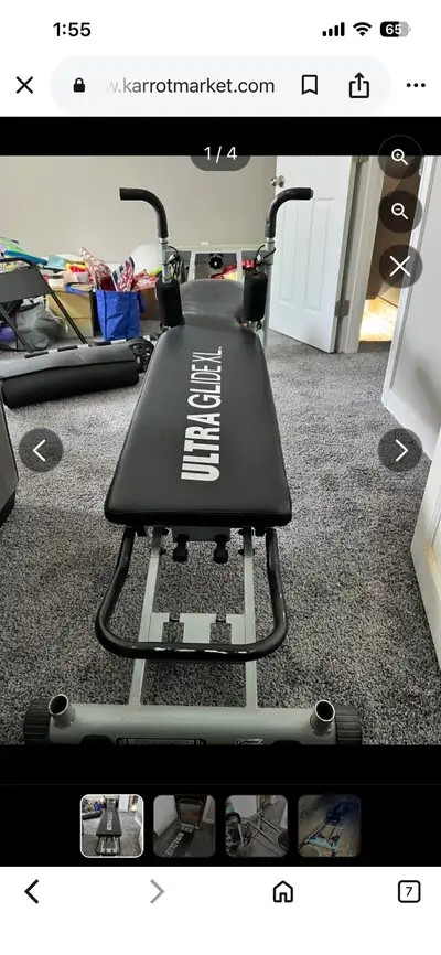 Ultraglide exercise machine , View more