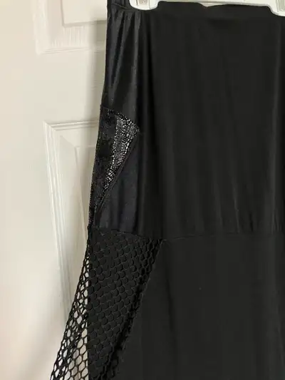 Jupe noire gothique Patrick Leblanc / Goth long skirt SMALL MED, View more