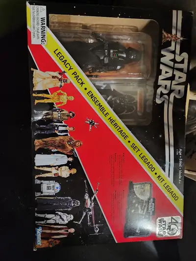 Darth Vader Black Series Legacy Pack 2017 New in box, box has some damage but sealed.