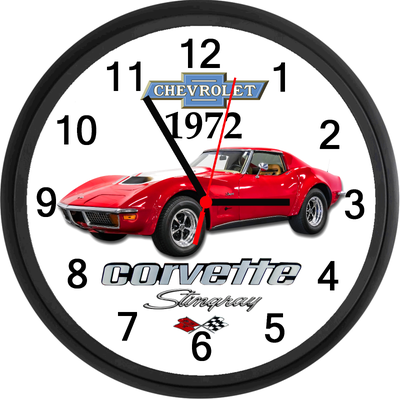 Brand new boxed wall clock approximately 10 inches in diameter featuring Custom designed artwork. Cl...