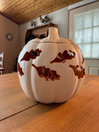 Pumpkin candle holder from Party Lite