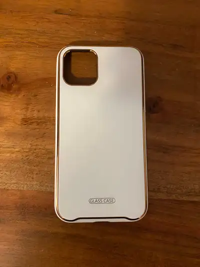 iPhone 11 Pro case - white and gold, View more