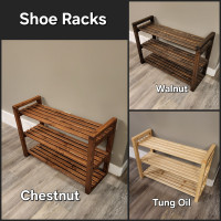 Handmade Wooden Shoe Rack