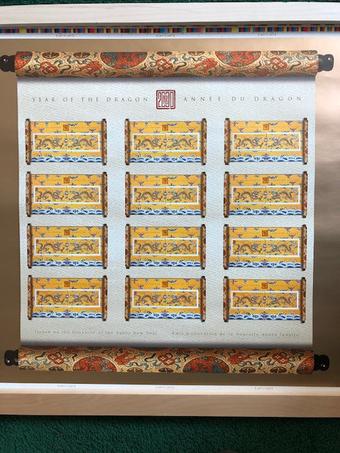 Uncut Press Sheets of Stamps of Chinese Lunar New Year in Arts & Collectibles in Oakville / Halton Region - Image 3
